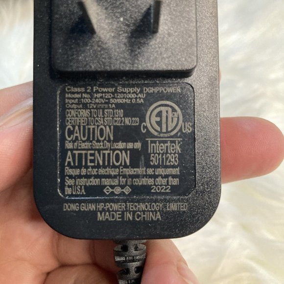 Hp12D-1201000-au 5011294 Power Supply Adapter Charger Cord Output 12v 1A - Picture 2 of 6